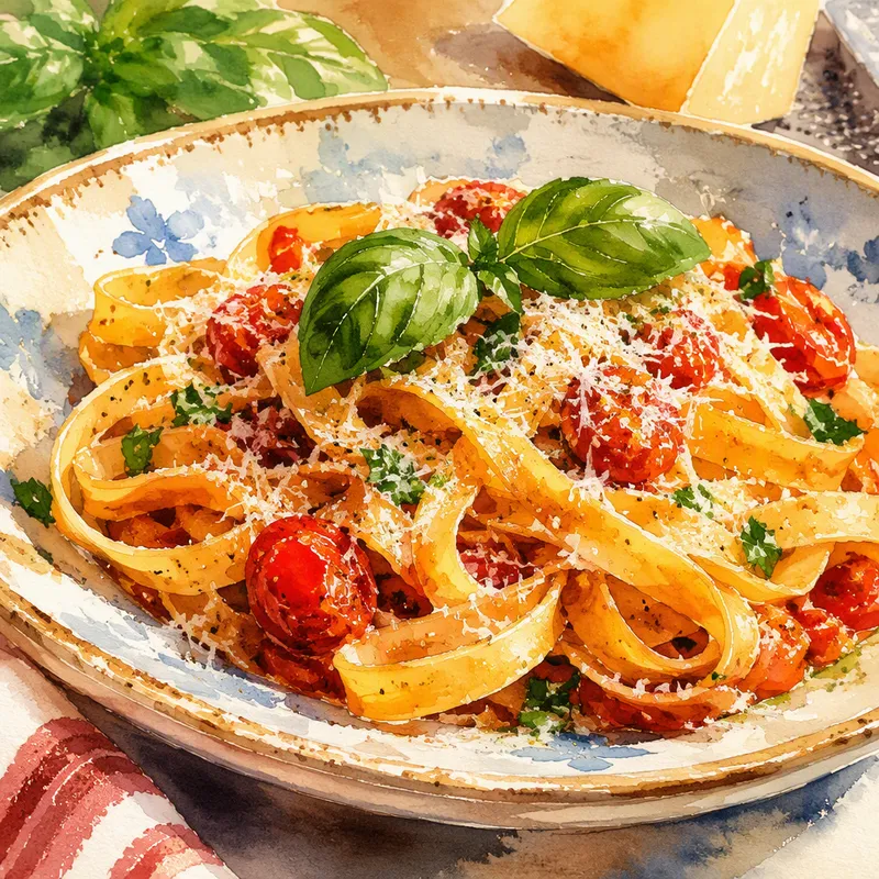 Gourmet italialainen pasta-annos lautasella Gourmet italialainen pasta-annos lautasella