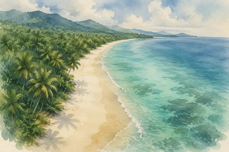 Ao Klang Beachin hiekkainen ranta ja turkoosi meri Ao Klang Beachin hiekkainen ranta ja turkoosi meri