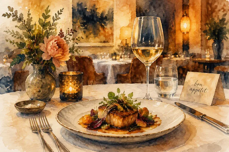 Tyylikäs ravintola-illallinen Bangkokissa Tyylikäs ravintola-illallinen Bangkokissa